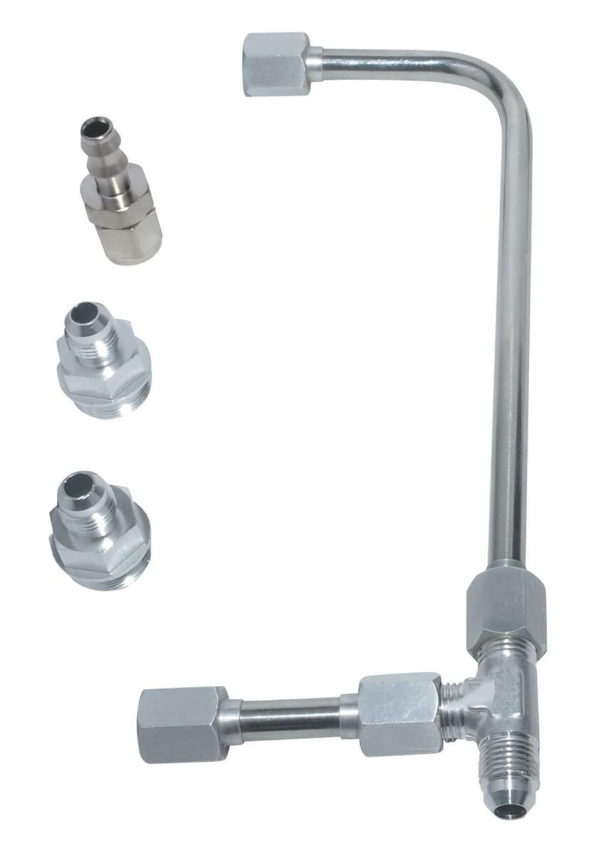 t Dual Feed Fuel Line (Slayer Series - Silver) - 34-600SL-SVRQFT Quick Fuel