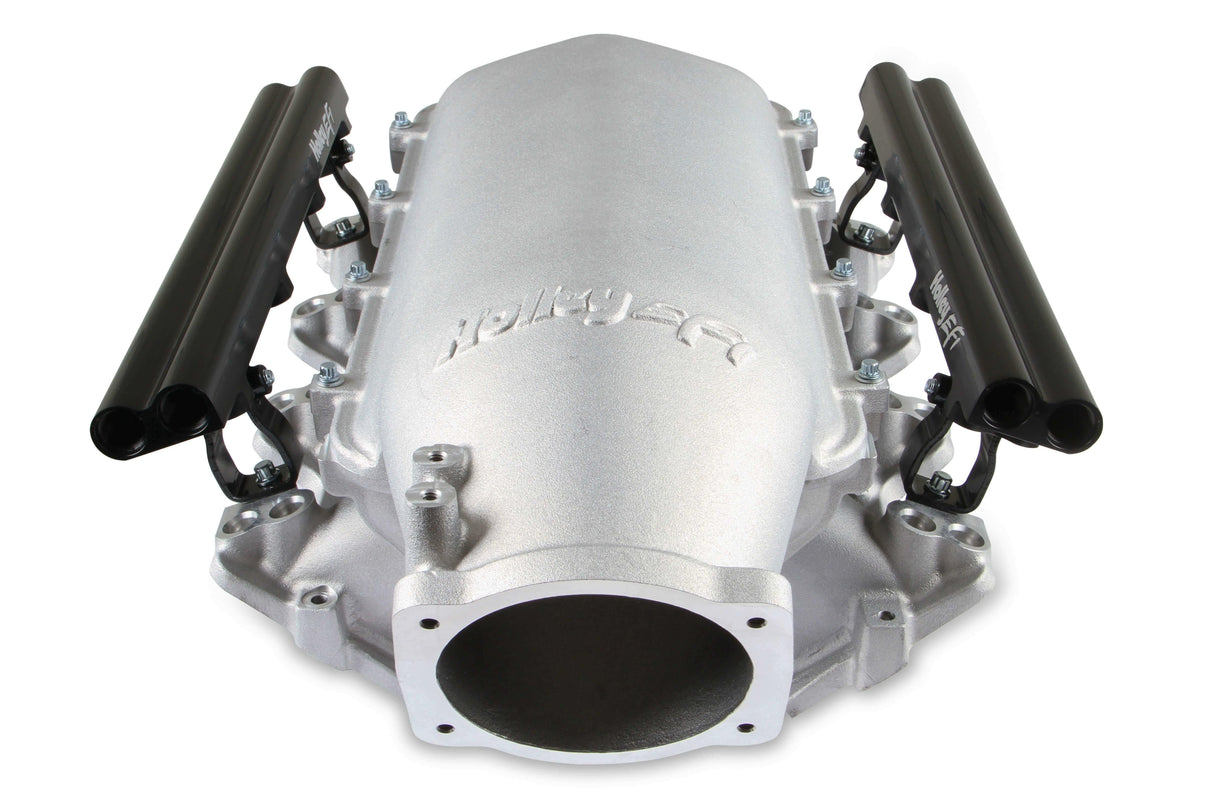 Holley EFI Dual Fuel Injector LS1 Lo-Ram Top-Feed EFI Intake Manifold Kit - 300-624