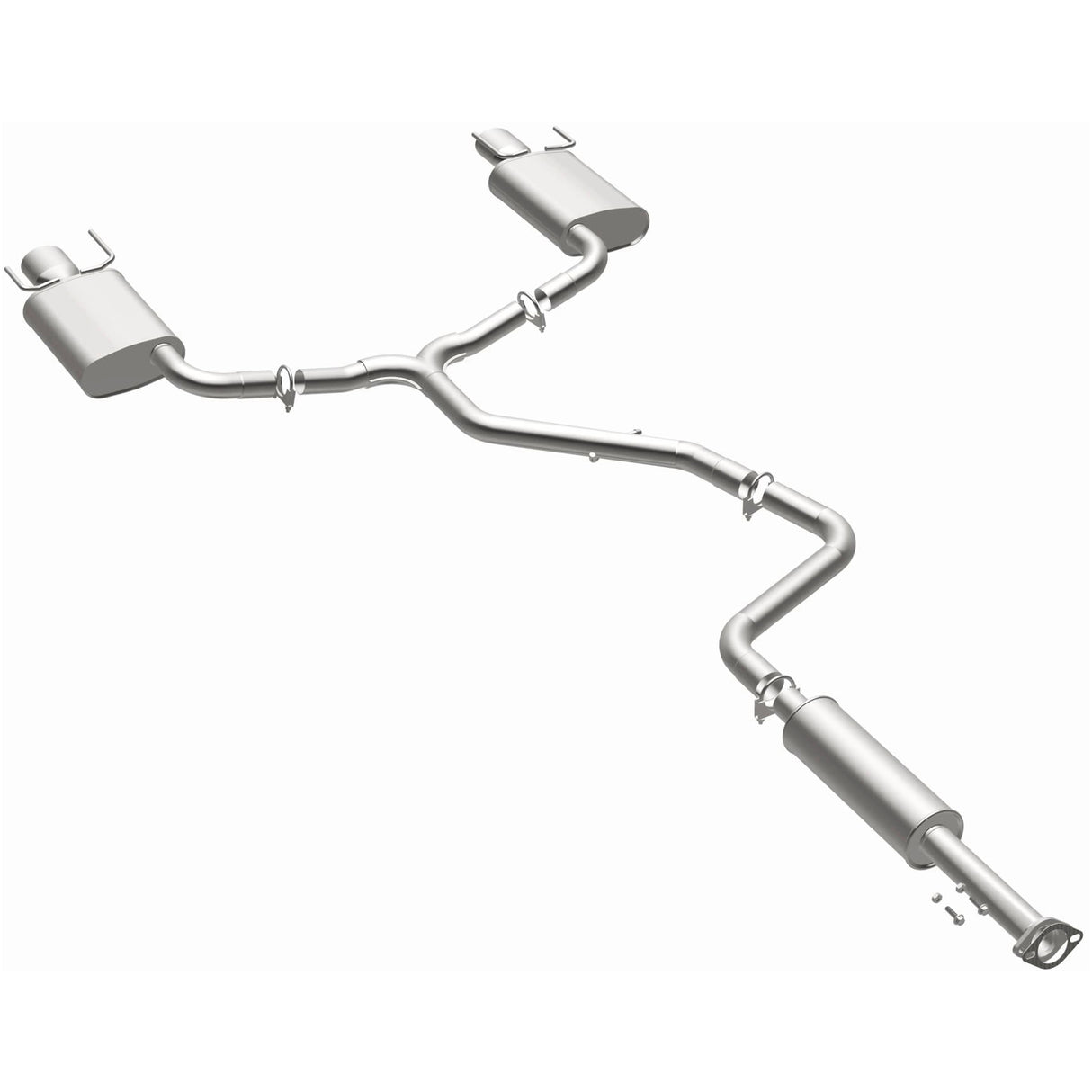 Fits 2011-2017 Buick Regal 2.0L Direct-Fit Replacement Exhaust System aluminized steel