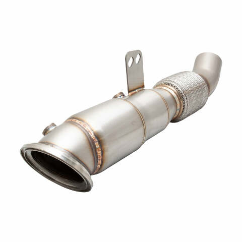 2008-2013 BMW 128i BMW Engine downpipe w/cat converter-Xforce-E2B58KITB