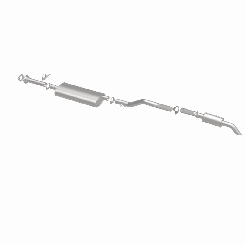 Fits 2002-2005 Chevy Trailblazer EXT Direct-Fit Replacement Exhaust 106-0738 steel