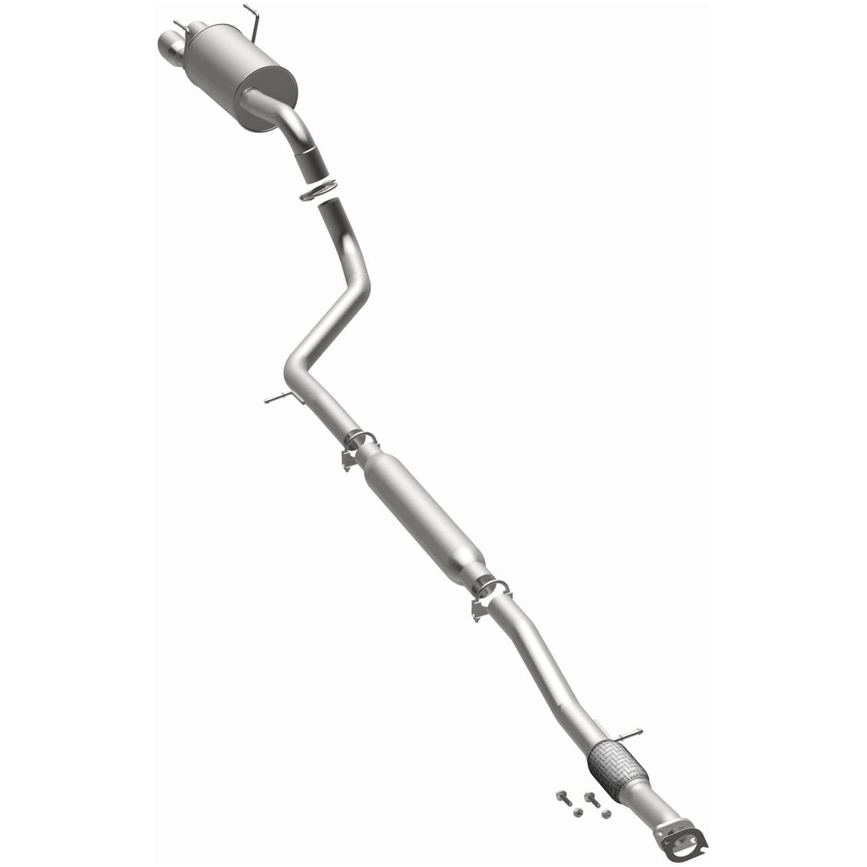 2012-2019 Fiat 500 Direct-Fit Replacement Exhaust System 106-0860 aluminized steel