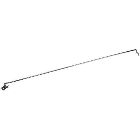 Hood Prop Rod Polished SS fits FordMustang 79-87 -E7ZZ-16826-S muscle car 29796