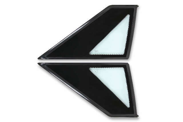 Quarter Windows Hatchback Pair fits Ford Mustang 1987-1993 Drake E7ZZ-6129710-1B