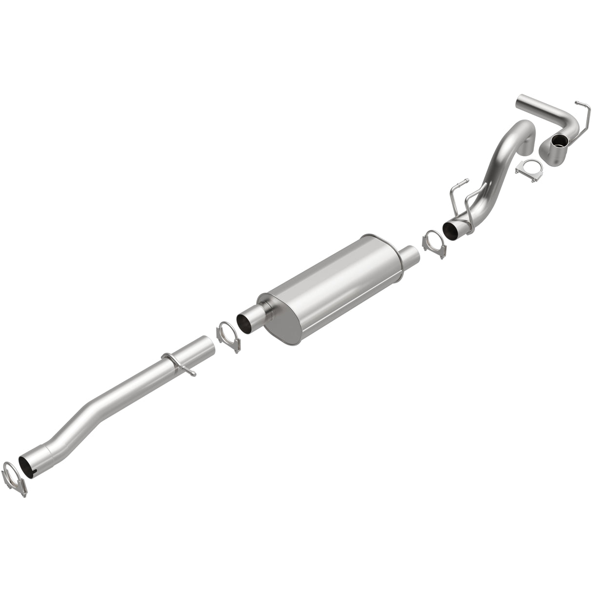 2009-2016 Ford E-350 Super Duty Direct-Fit Replacement Exhaust System 106-0946 aluminized steel