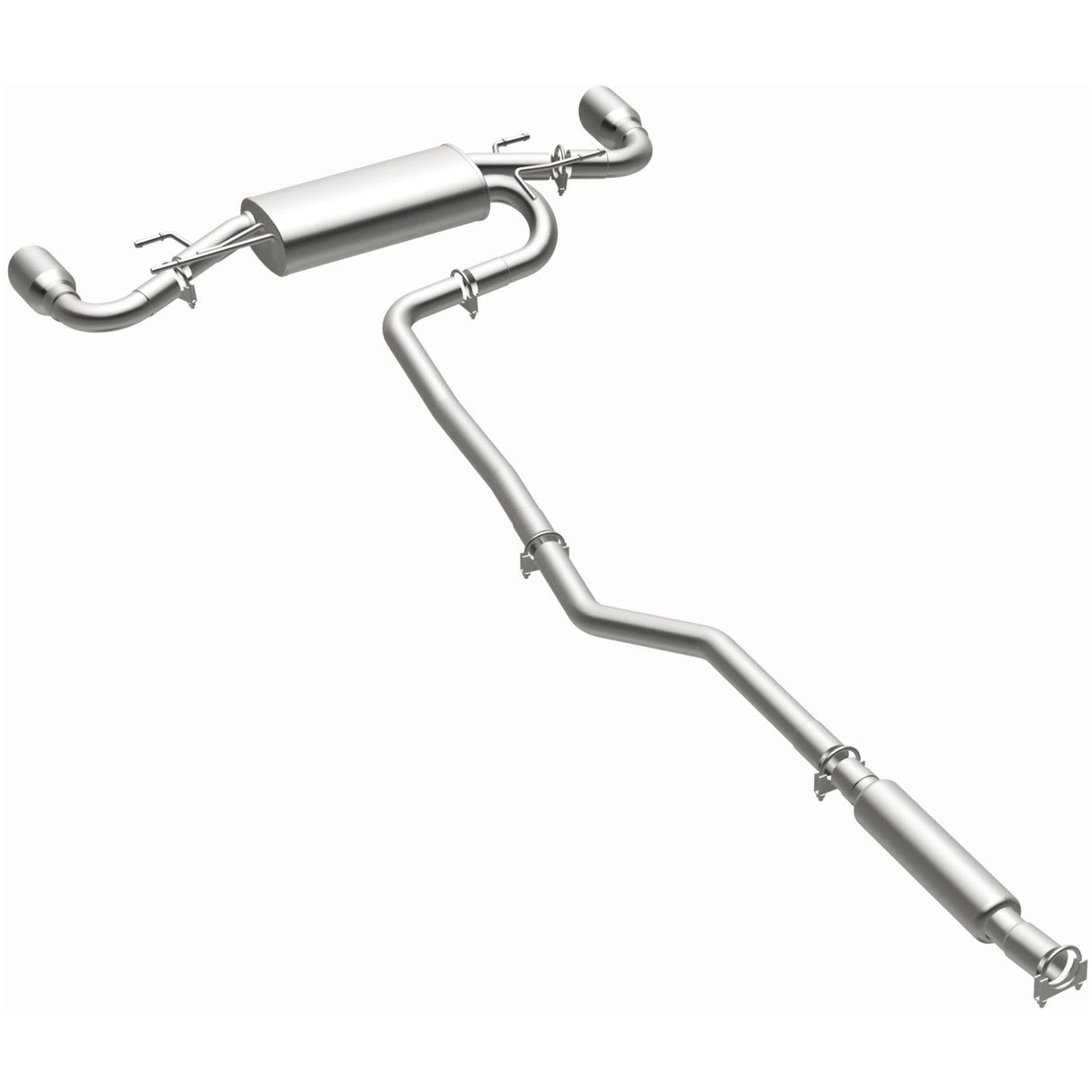 Fits 2014-2018 Mazda 3 Direct-Fit Replacement Exhaust System stainless steel