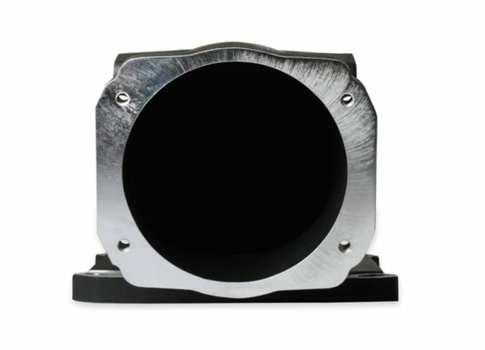 Holley EFI EFI Throttle Body Intake Elbow-Black Finish - 300-240BK