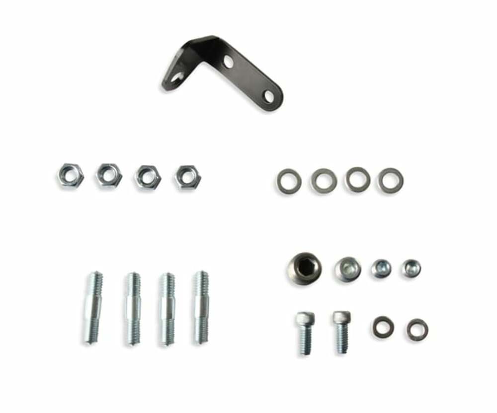 Holley EFI EFI Throttle Body Intake Elbow-Black Finish - 300-240BK