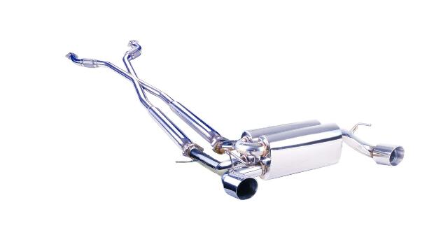XFORCE Exhaust ES-N350Z-CBS - 304 SS Cat-Back Exhaust System w/ Split Rear Exit