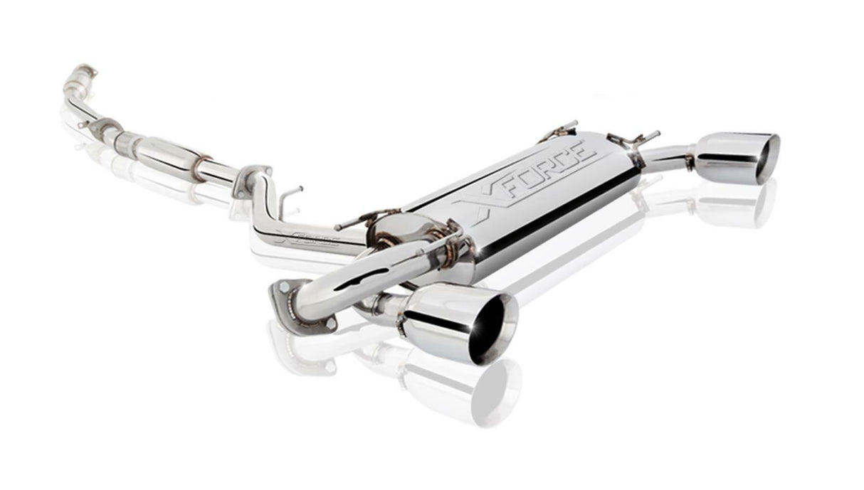 XFORCE ES-T86-CBS for Subaru BRZ Scion FR-S/Toyota GT86 2013+ 2.5 High Flow Cat-Back