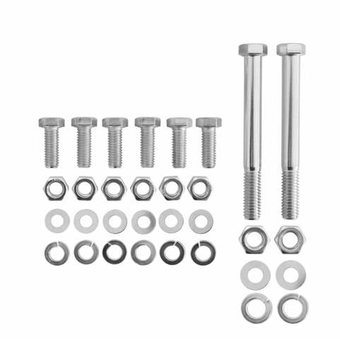 1969-72 Blazer Engine Mount Conversion Kit-Small Block-Black ESM6372