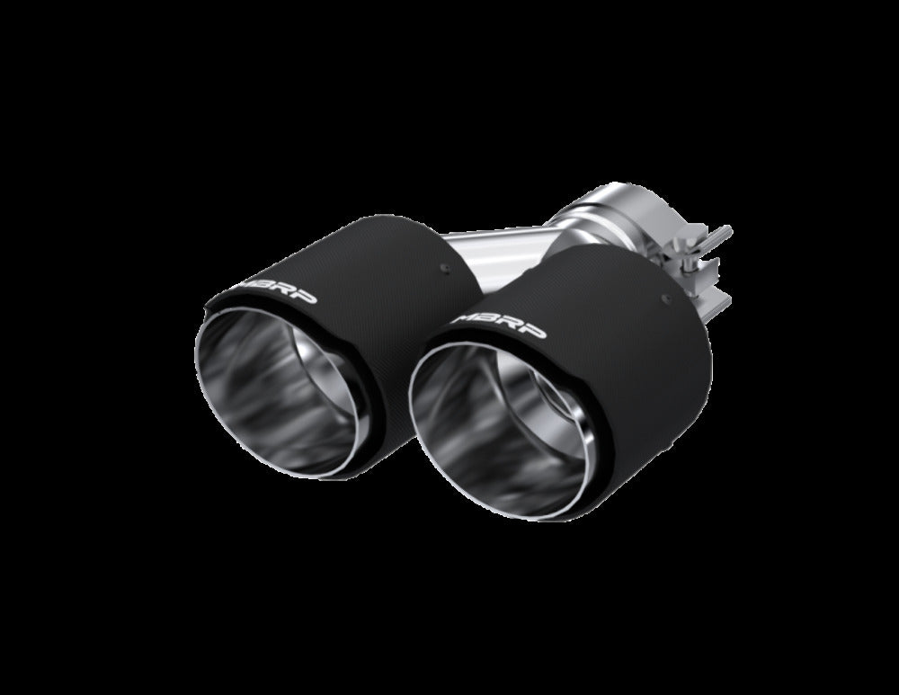 MBRP performance muffler T304 stainless steel black coated carbon fiber tip T5177CF
