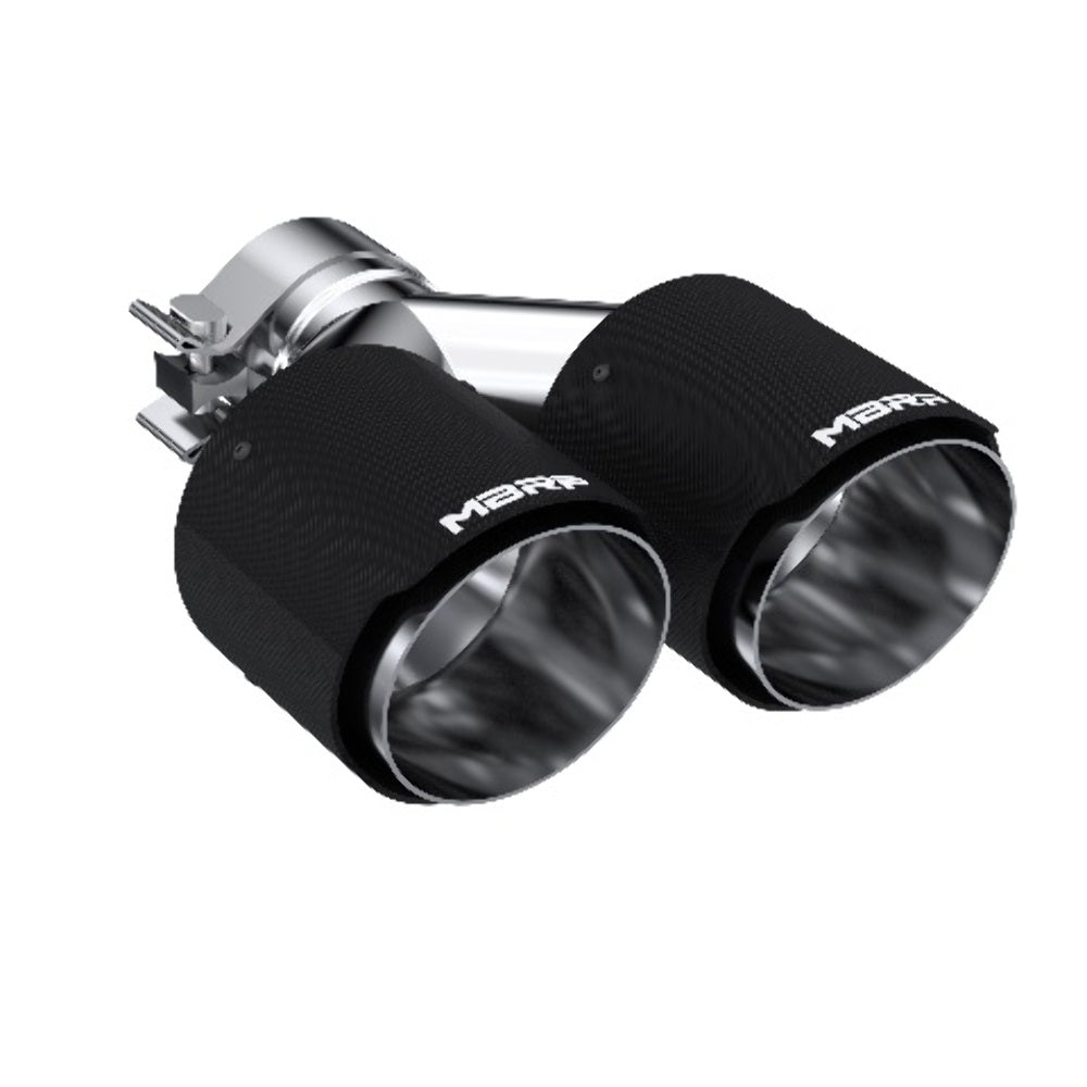 MBRP performance muffler T304 stainless steel black coated carbon fiber tip T5178CF