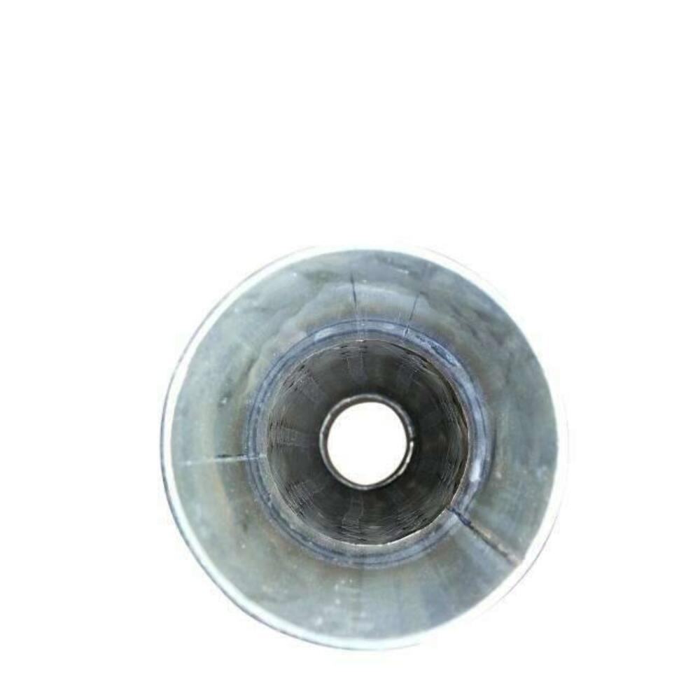 Exhaust flex pipe 2 x 8 with Ends Stainless Steel Double Braided Rol 2 inch inlet/outlet 10 inch body length clamp or weld