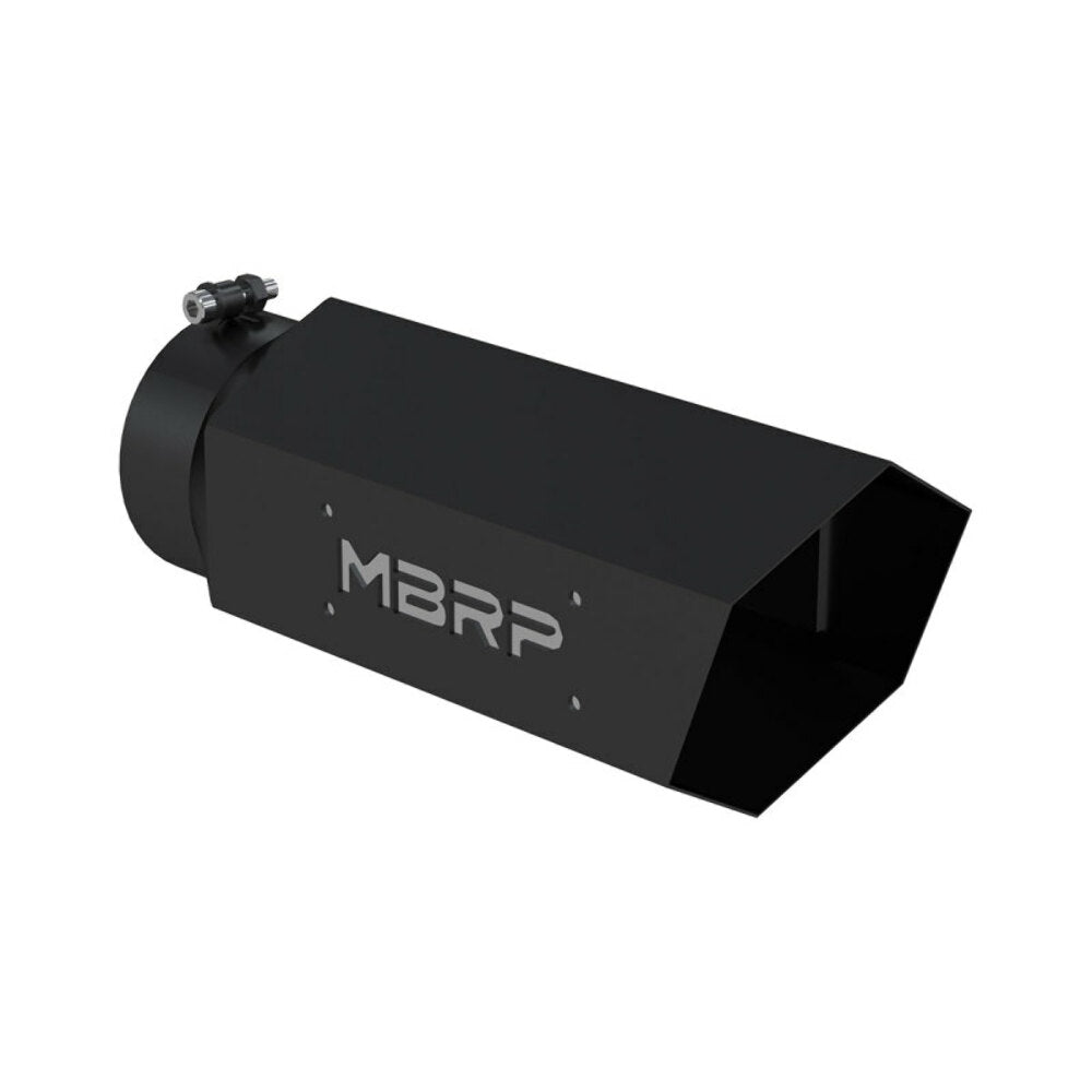 MBRP performance muffler T304 stainless steel black coated carbon fiber tip T5166BLK
