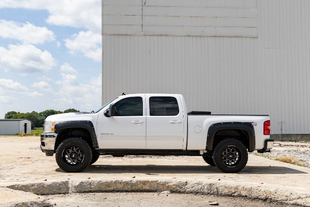 Fits Silverado 1500/2500HD/3500HD(07-14) Pocket Fender Flare Black F-C10714B-GBA
