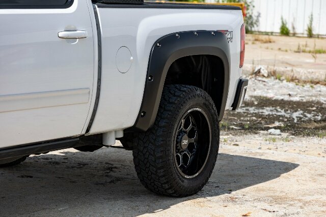 Fits Silverado 1500/2500HD/3500HD(07-14) Pocket Fender Flare Black F-C10714B-GBA