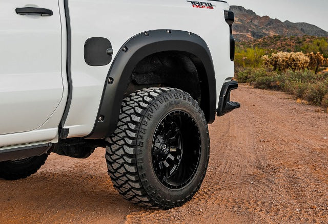 Fits Silverado 1500(2019-21) Pocket Fender Flares GCN Victory Red F-C11911A-GCN