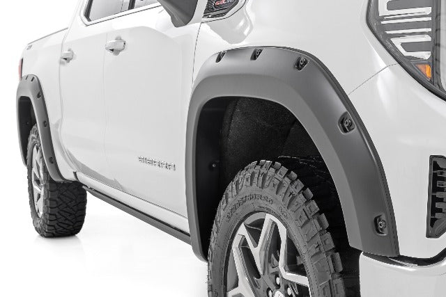 Fits Sierra 1500(19-24) Pocket Fender Flare GAN Silver Metallic F-C11950A-GAN