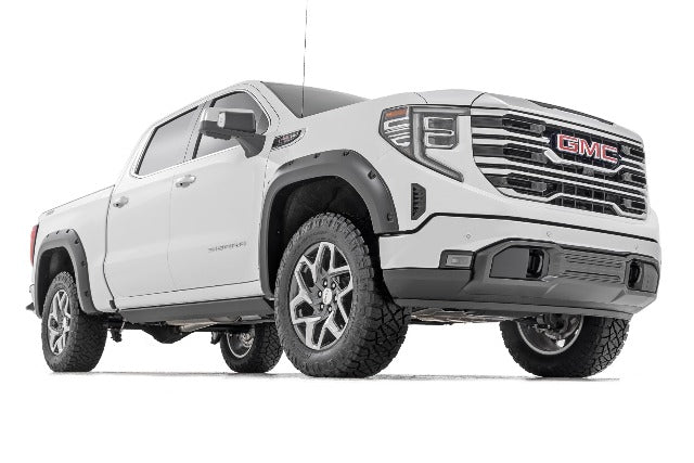 Fits Sierra 1500(19-24) Pocket Fender Flare GAN Silver Metallic F-C11950A-GAN