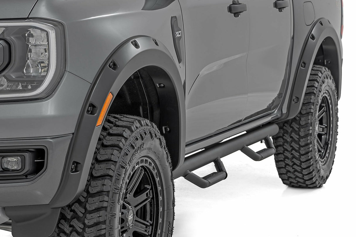 Fits Ford Ranger 2WD/4WD (2024) Pocket Fender Flares; F-F12401