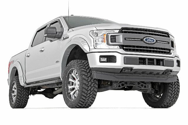 Fits Ford F-150 2&4WD (2018-2020) Fender Flares; SF1; D1 Stone Gray F-F318201-D1