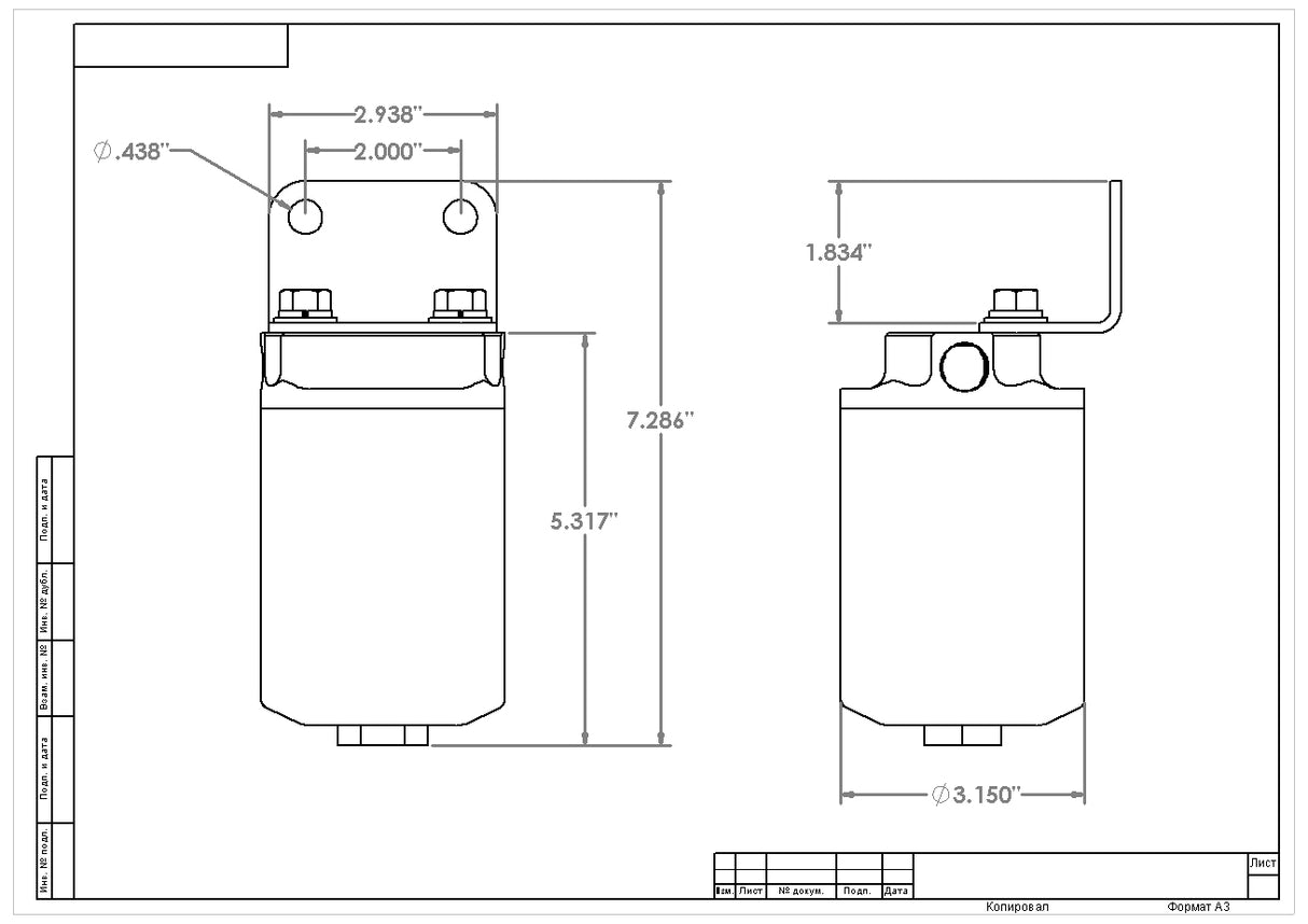 Aeromotive fuel filter 12319-100