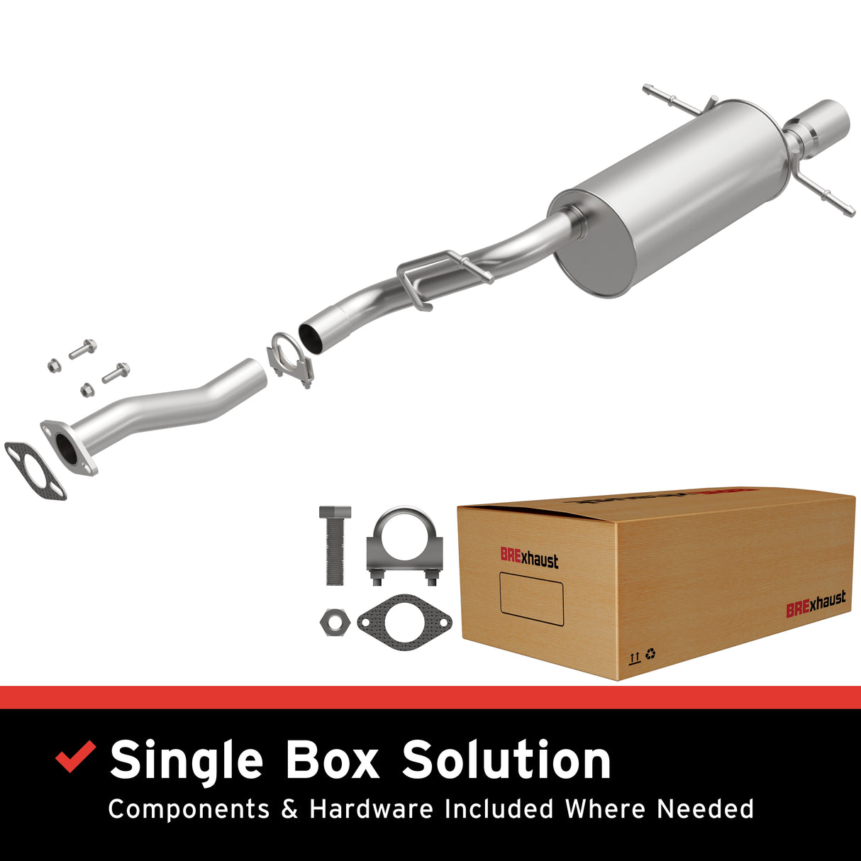t 1996-1999 Subaru Legacy Direct-Fit Muffler Kit 108-0089 Brexhaust