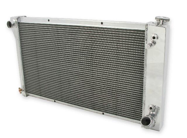 Aluminum Radiator- 4 Row - FB155 for 1967-1968 Chevy C10 polished