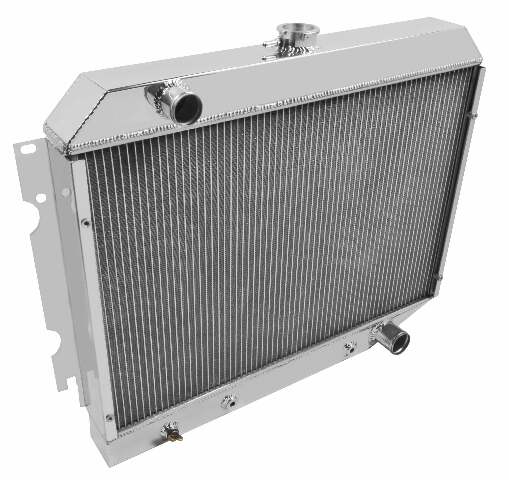 Aluminum Radiator - 3 Row - FB226 for 1973-1974 Dodge Road Runner polished