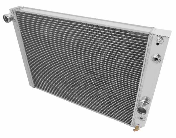 Aluminum Radiator - 3 Row - FB257 for 1991-1996 Chevy Corvette polished