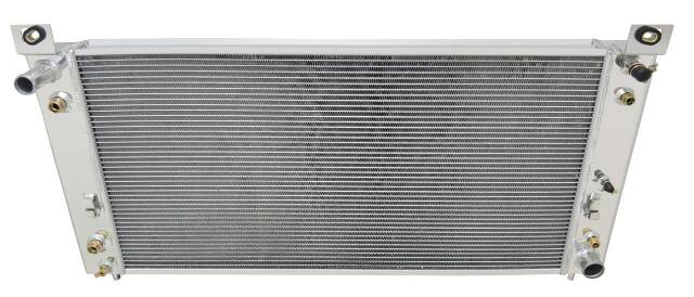 Aluminum Radiator- 3 Row - FB288 for Ford polished