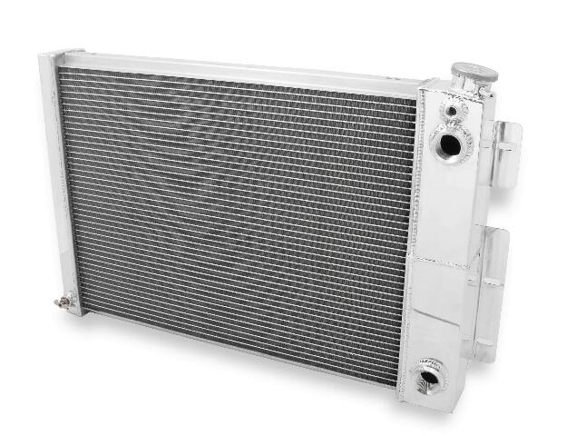 Aluminum Radiator, w/ GM LS Swap- 3 Row - FB301 for 1968-1969 Chevy Chevelle polished