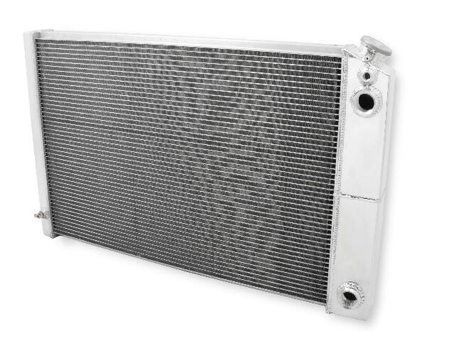 Aluminum Radiator, w/ GM LS Swap- 3 Row - FB305 for 1973-1974 Chevy C10 polished