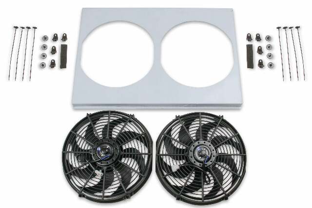Economy Fan/Shroud Package - FB522E for 1987-1988 Chevy C10 aluminum electric fan