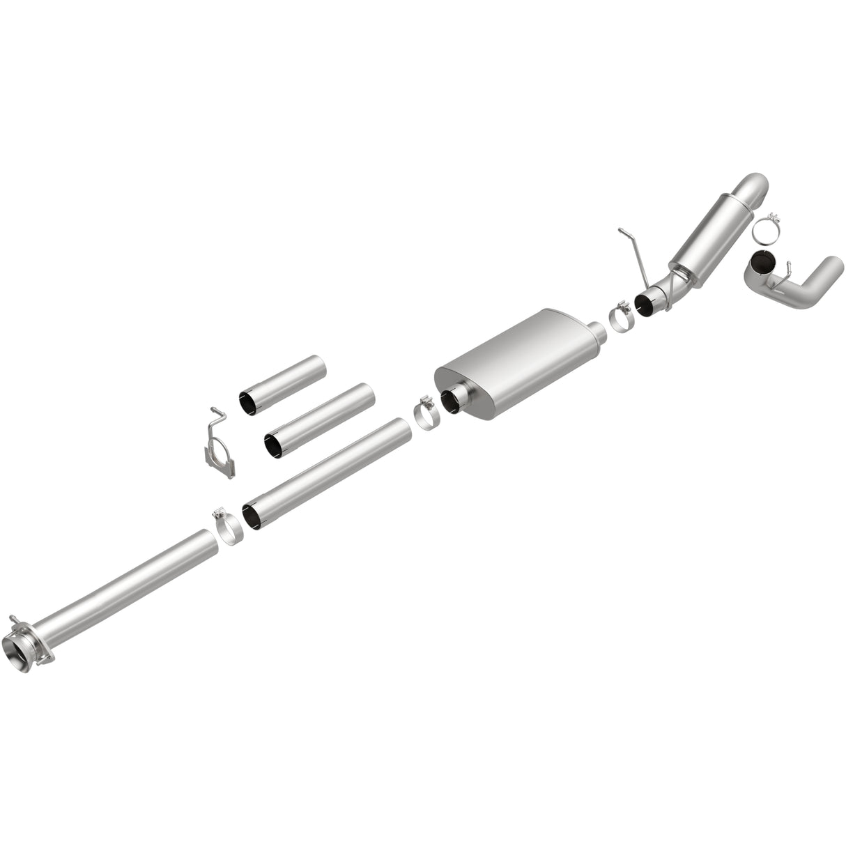 2011-2019 Chevy Silverado 2500 HD Direct-Fit Replacement Exhaust System 106-0344 aluminized steel