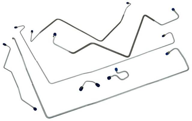 /GMC Truck Front Brake Line Set fits 1971-1972 Chevy C10 Pickup FBL433 Shafer's Classic Reproductions