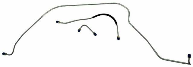 Fits 1955 Full Size Ford Front Brake Line Set, All models standard drum brakes FBL612