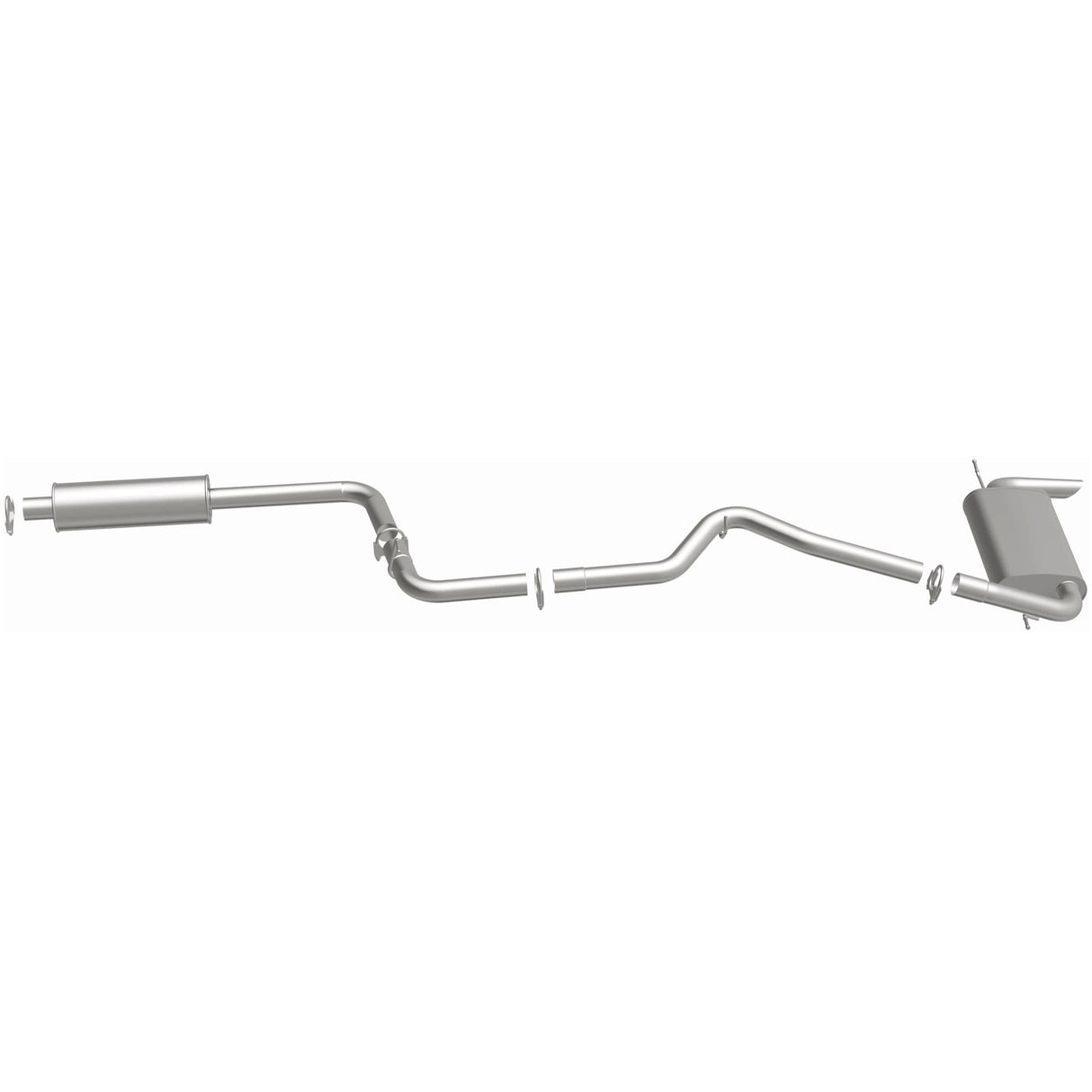 2012-2017 Ford Focus Direct-Fit Replacement Exhaust System 106-0593 aluminized steel