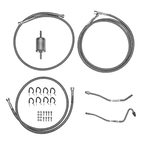 FFF0014SS -'88-'95 GMC K1500 Quick Fix Complete Fuel Line Kit Reg Cab/Long Bed