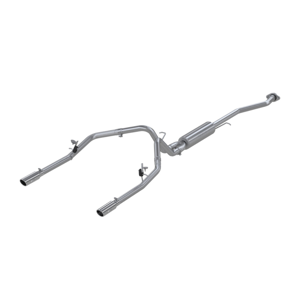 MBRP performance muffler fits Chevy Silverado 1500 dual split rear exit Armor Plus Series T409 stainless steel S5016409