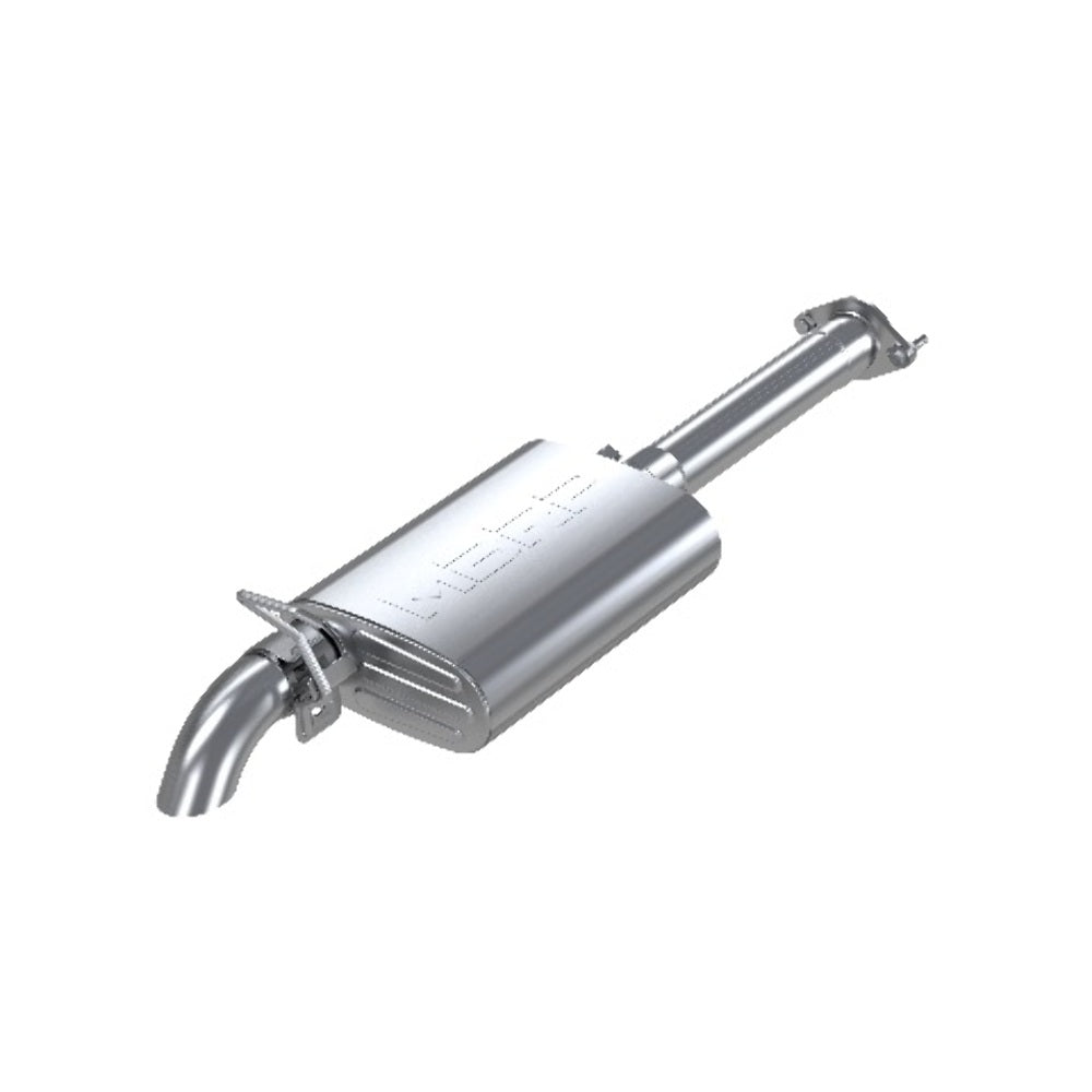 MBRP performance muffler fits Jeep Wrangler Armor Plus Series T409 stainless steel S5522409
