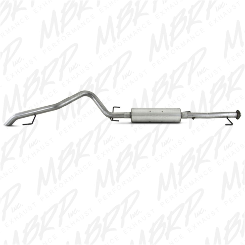 MBRP cat-back exhaust system single rear exit aluminized steel S5310AL