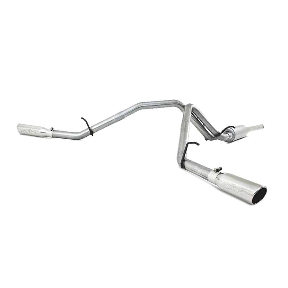 MBRP cat-back exhaust system fits Chevy Silverado 1500 Armor Plus Series T409 stainless steel S5056409
