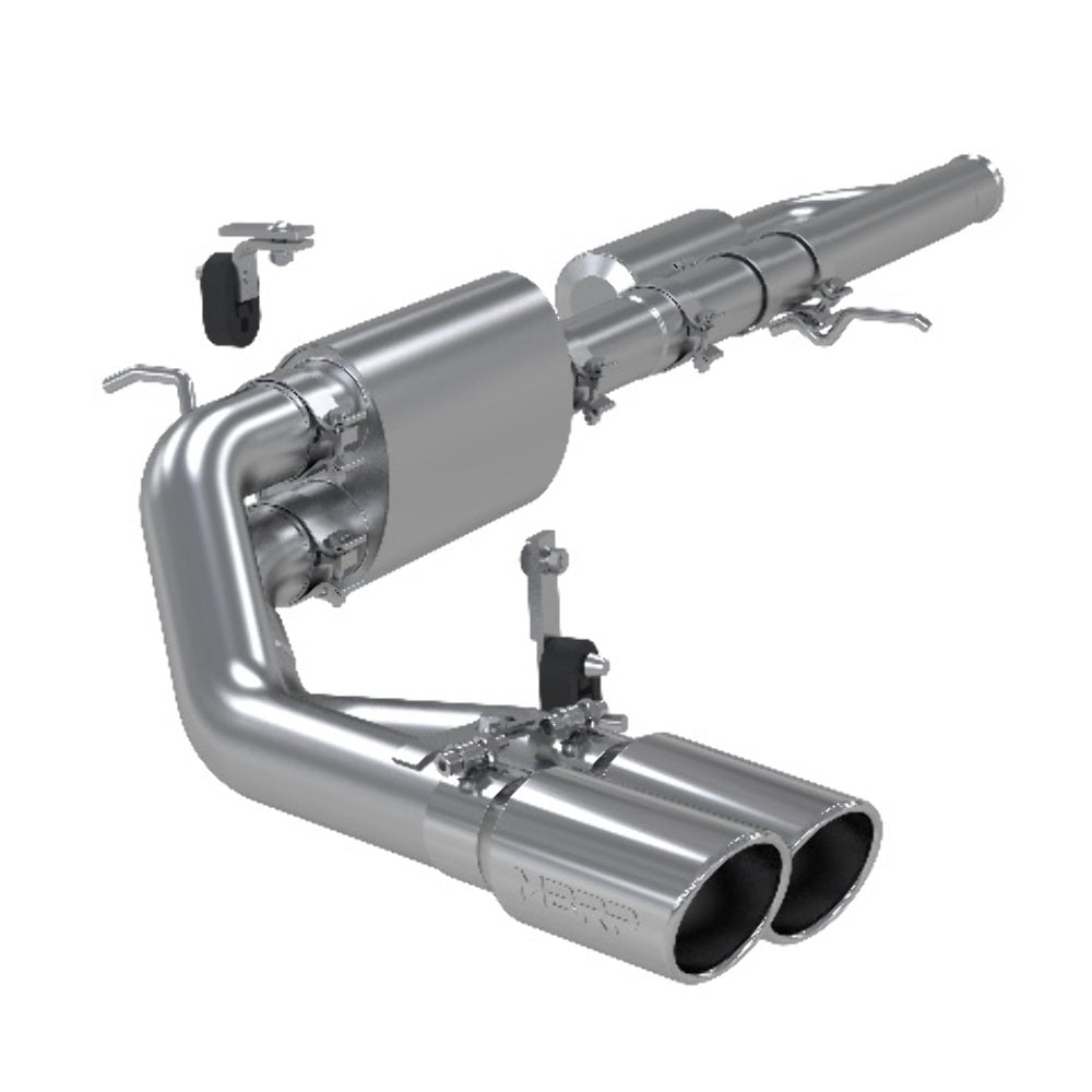 MBRP cat-back exhaust system fits Chevy Silverado 1500 aluminized steel S5081AL