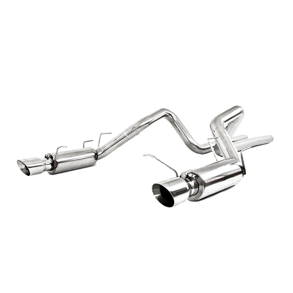 MBRP cat-back exhaust system fits Ford Mustang dual split rear exit Armor Pro Series T304 stainless steel S7260304