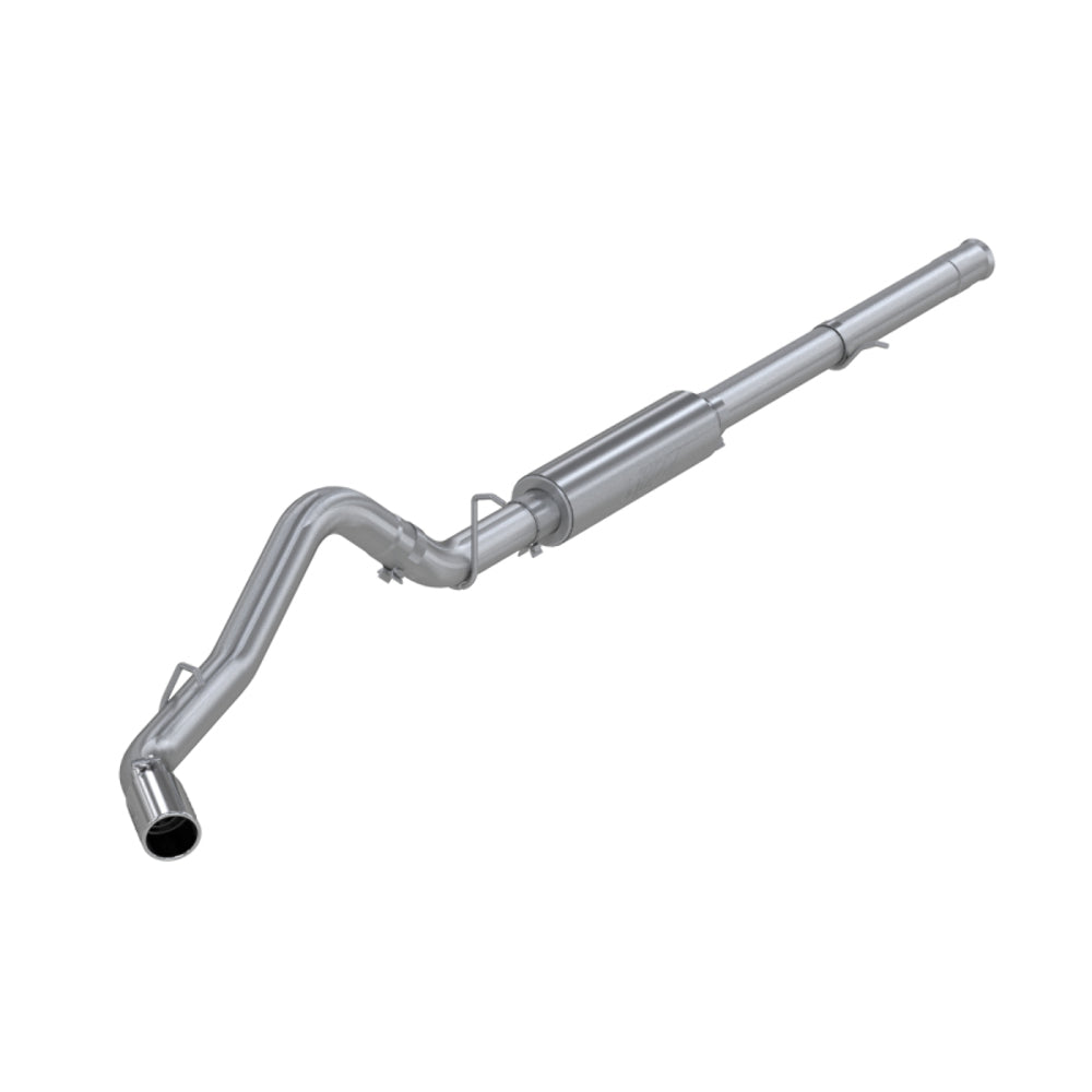 MBRP cat-back exhaust system fits Chevy Silverado 1500 single side exit Armor Plus Series T409 stainless steel S5070409