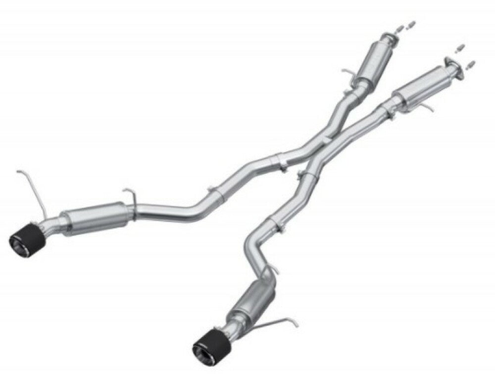 MBRP cat-back exhaust system fits Jeep Grand Cherokee dual rear exit Armor Pro Series T304 stainless steel S55253CF
