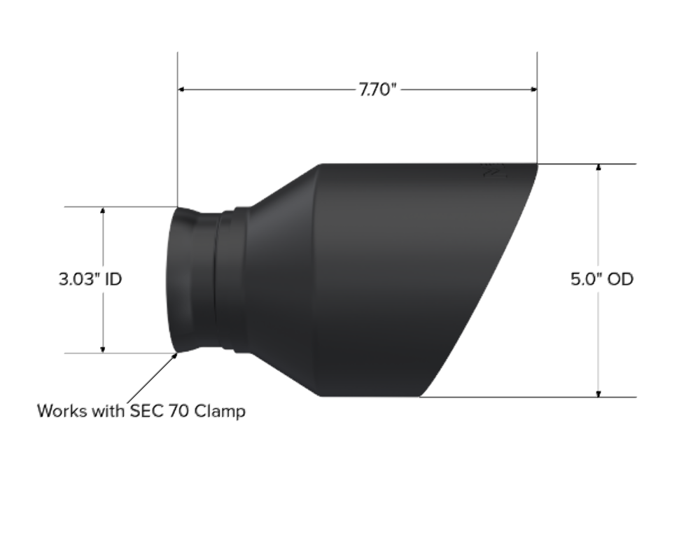 MBRP performance muffler fits Dodge Charger T304 stainless steel black coated carbon fiber tip T5197BLK