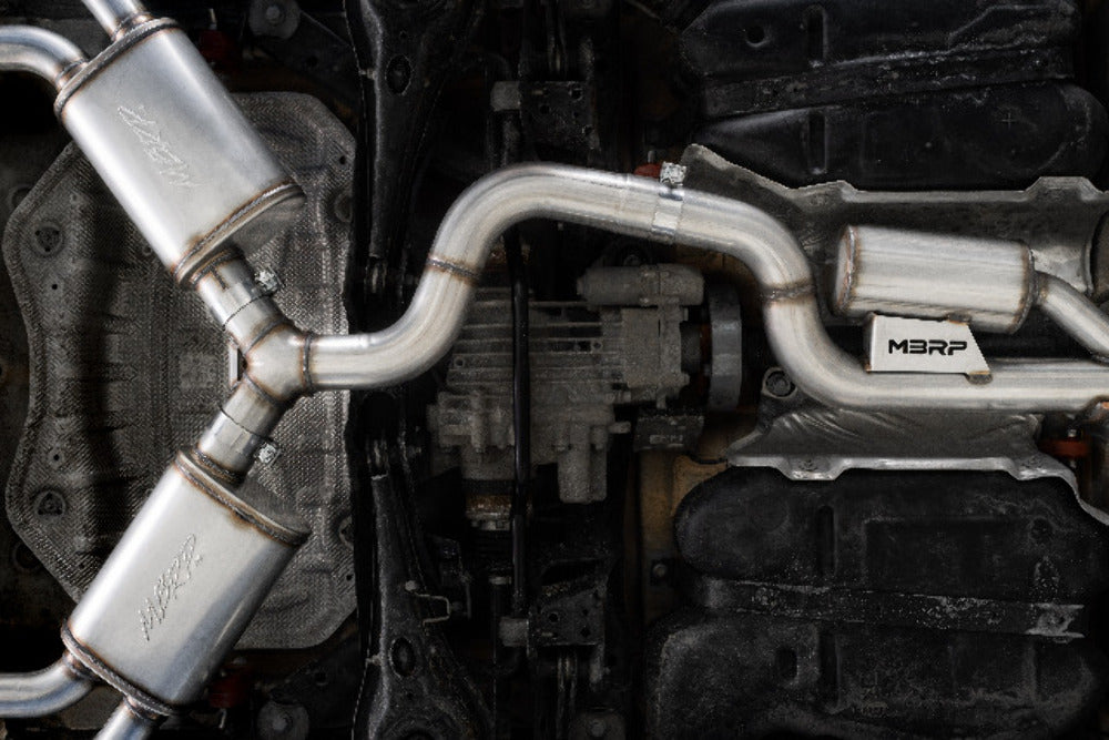 MBRP cat-back exhaust system Armor Pro Series T304 stainless steel carbon fiber tip S46013CF